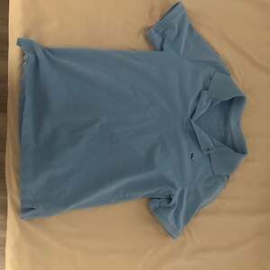 Vineyard Vines Boys Light Blue Cotton Spandex Pique Polo Shirt Size 7